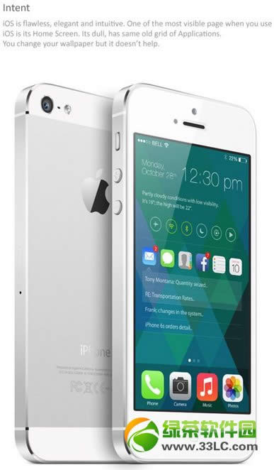 ios8概念渲染图欣赏 苹果ios8固件渲染图3