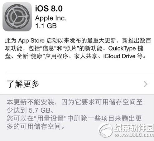 ios8ʽ洢ռ䲻ΰ죿ios8洢ռ䲻㴦
