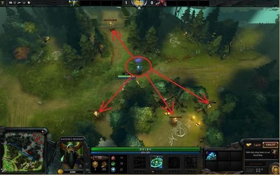 DOTA2��η�һЩ����������λ ��ϸͼ�Ľ�ѧ
