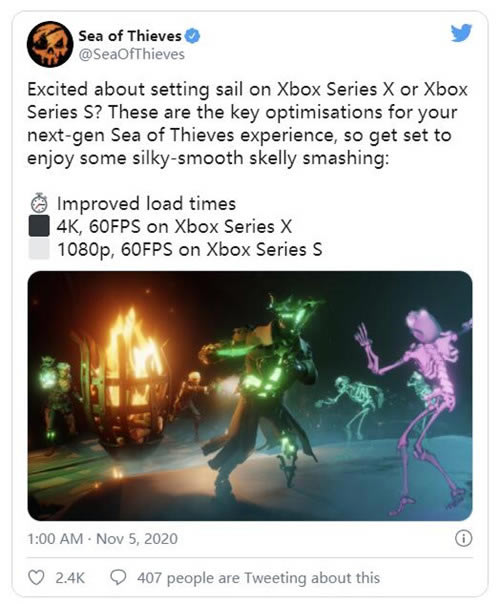 ������֮����XSX/S�潫֧��4K/60֡��1080P/60֡