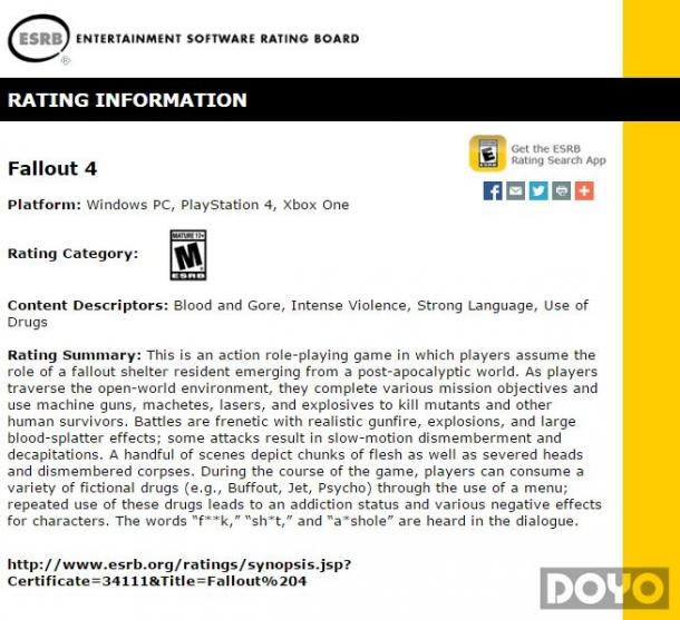 ������4����ESRB��Ϊ17�� ��֫����Ѫ�Ȼ�������