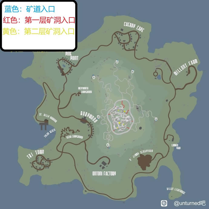 Unturnedδת����Buak�󶴵�ͼ���� �������ʲô�ط�