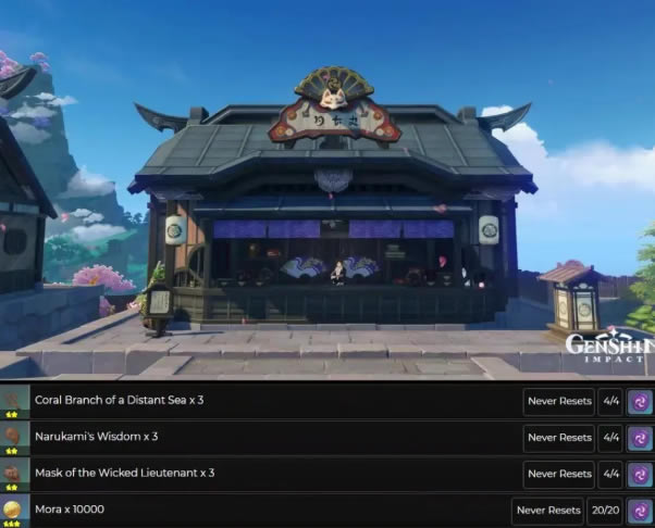 ԭ������֮ӡ�̵���Ʒ�б�