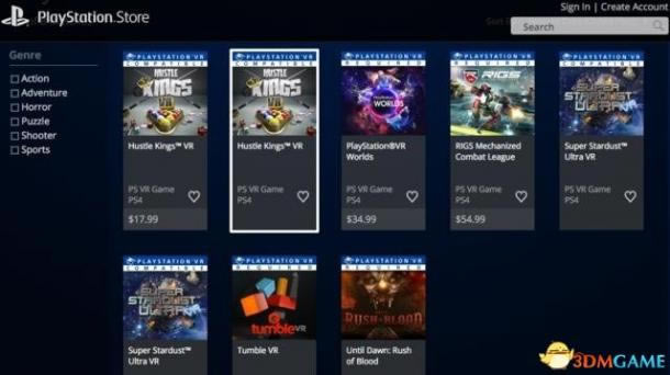 ����PS VR������Ϸ�ϼ� ������������Σ��7��_��վ