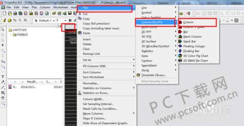 Origin Proƽİλ˫״ͼ