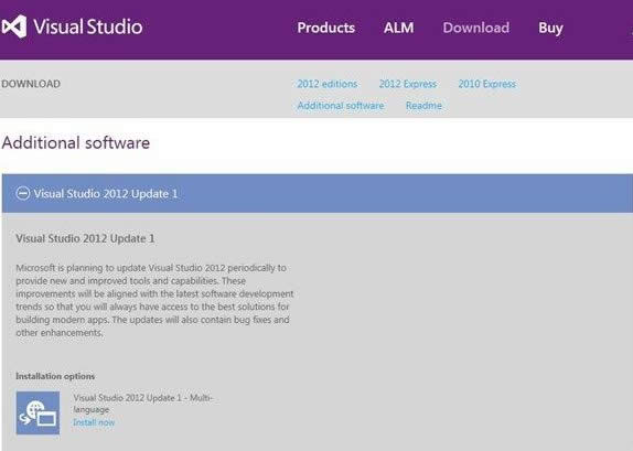 Visual Studio2012׸ѸѾ