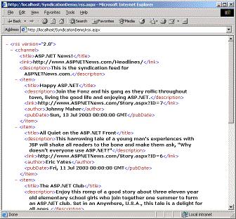 ASP.NETһRSSžۺ